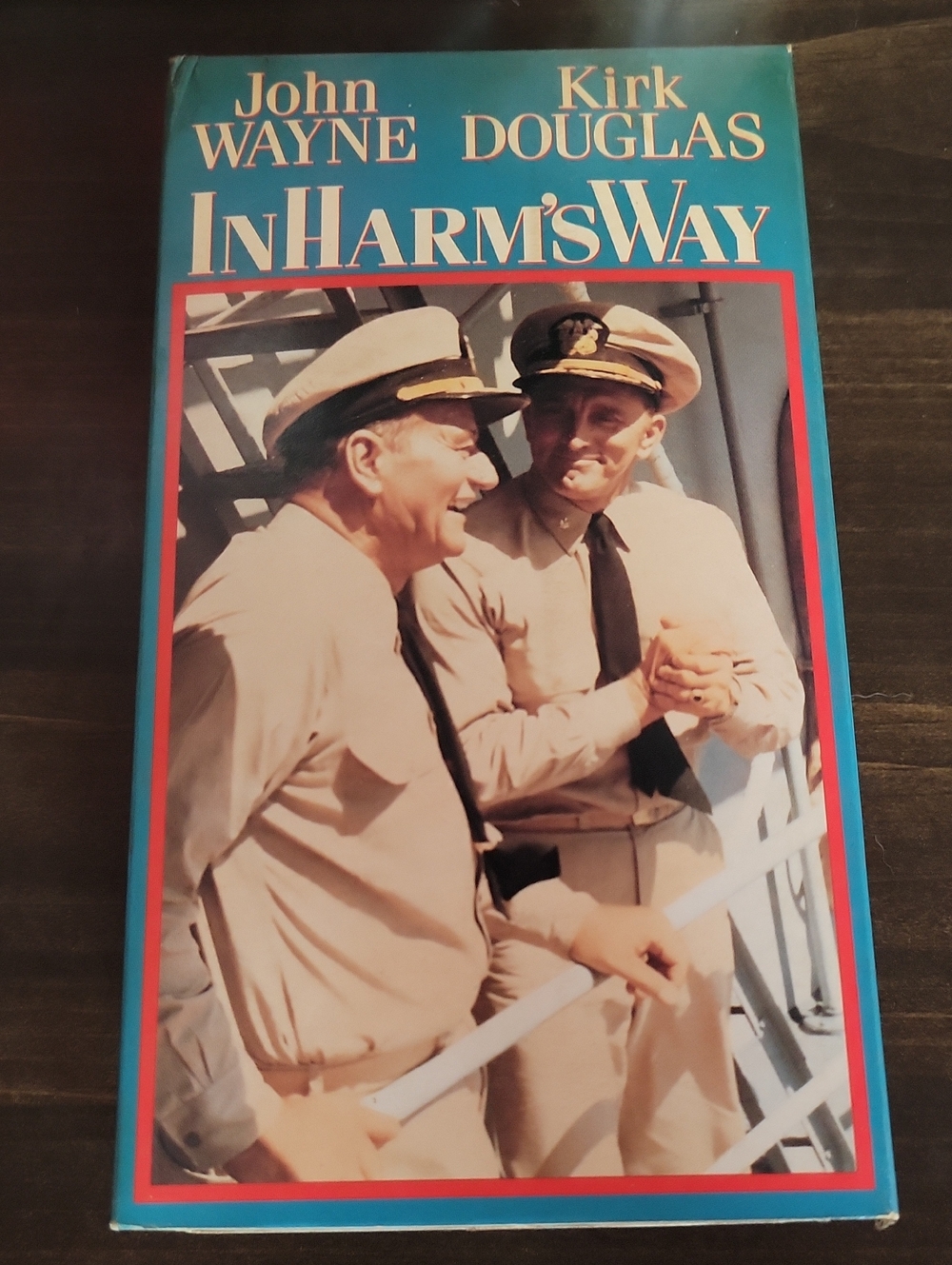 In Harm's Way VHS - John Wayne & Kirk Douglas (Blue Cover)